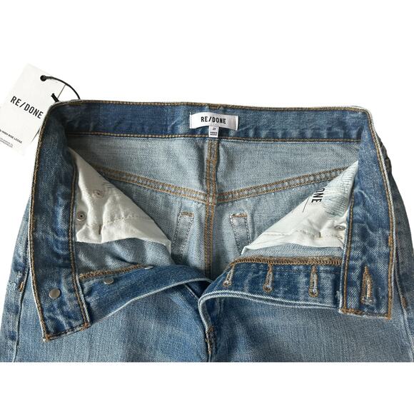 RE/DONE Women's Jeans Size 23 90s High‎ Rise Loose Buttonfly NEW - Picture 4 of 12